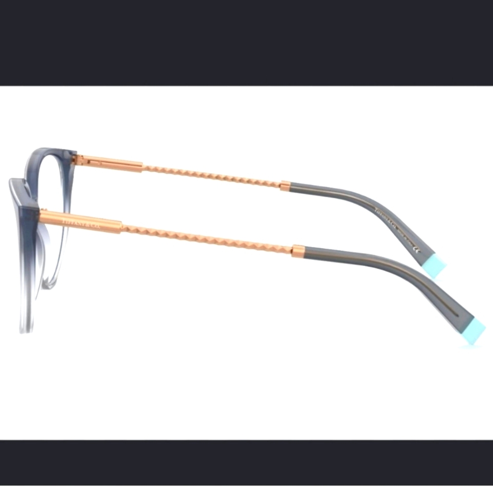 Tiffany & Co. TF2206 Eyeglass Frames Only Rubedo Diamond Cut Luxury #102